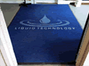 Custom Made ToughTop Logo Mat Liquid Technology of Brooklyn Army Terminal New York City