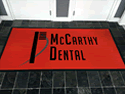 Custom Made ToughTop Logo Mat McCarty Dental of New Burn North Carolina