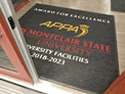 Custom Made ToughTop Logo Mat Montclair State University Facilities Management of Montclair New Jersey 01