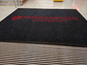 Custom Made ToughTop Logo Mat Montclair State University Montclair New Jersey 45