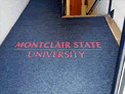 Custom Made ToughTop Logo Mat Montclair State University Montclair New Jersey 47