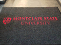 Custom Made ToughTop Logo Mat Montclair State University Schmidt Hall of New Jersey