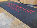 Custom Made ToughTop Logo Mat Montclair State University School Of Business Essex County New Jersey_01