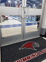 Custom Made ToughTop Logo Mat Montclair State University Swimming Facilities of Montclair New Jersey