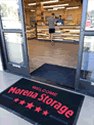 Custom Made ToughTop Logo Mat Morena Storage of San Diego California