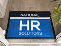 Custom Made ToughTop Logo Mat National HR Solutions Inc of Jupiter Florida