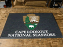 Custom Made ToughTop Logo Mat National Park Service Cape Lookout National Seashore of Crystal Coast North Carolina