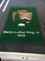 Custom Made ToughTop Logo Mat National Park Service Martin Luther King National Memorial of Atlanta Georgia 01