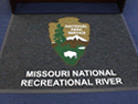 Custom Made ToughTop Logo Mat National Park Service Missouri River Recreation Area of Yankton South Dakota