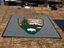 Custom Made ToughTop Logo Mat National Park Service of Chicago Illionois