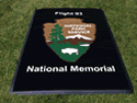 Custom Made ToughTop Logo Mat National Park Service_Flight 93 National Memorial of Stoysville Pennsylvania