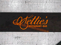 Custom Made ToughTop Logo Mat Netties Resturant Bar of Queens New York