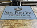 Custom Made ToughTop Logo Mat New Port Inn Assisted Living of Port Richey Florida