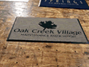 Custom Made ToughTop Logo Mat Oak Creek Village Apartments of Durham North Carolina
