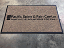 Custom Made ToughTop Logo Mat Pacific Spine and Pain Center of Visalia California