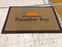 Custom Made ToughTop Logo Mat Paradise Bay of Atlantic Beach North Carolina