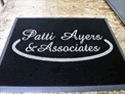 Custom Made ToughTop Logo Mat Patti Ayers And Associates of Tyrone Georgia