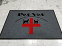 Custom Made ToughTop Logo Mat Pet Vet of Franklin Tennessee