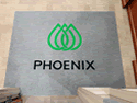 Custom Made ToughTop Logo Mat Phoenix Aromas of Norwood New Jersey