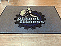 Custom Made ToughTop Logo Mat Planet Fitness of Chicago Illinois 01