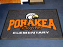 Custom Made ToughTop Logo Mat Pohakea Elementary School of Hawaii