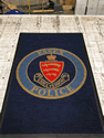 Custom Made ToughTop Logo Mat Police Department of Essex Vermont