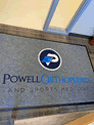 Custom Made ToughTop Logo Mat Powell Orthopedics and Sports Medicine of Vestavia Hills Alabama 01