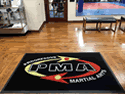 Custom Made ToughTop Logo Mat Progressive Martial Arts of Fresh Meadow New York