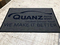 Custom Made ToughTop Logo Mat Quanz Auto Care of Albuquerque New Mexico