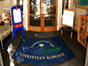 Custom Made ToughTop Logo Mat Reddemer Christian School of Succasunna New Jersey