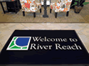 Custom Made ToughTop Logo Mat River Reach Apartments of Naples Florida