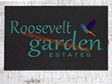 Custom Made ToughTop Logo Mat Roosevelt Garden Estates of Cambridge Minnesota