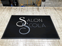 Custom Made ToughTop Logo Mat Salon Scola of Mullica Hill New Jersey