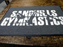 Custom Made ToughTop Logo Mat Sandhill Gymnastics of Aberdeen North Carolina