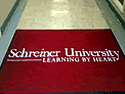 Custom Made ToughTop Logo Mat Schreiner University of Kerrville Texas