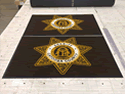 Custom Made ToughTop Logo Mat Sheriffs Office of Catoosa County Georgia