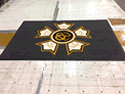 Custom Made ToughTop Logo Mat Sigma Nu Sorority of University of Virginia Charlottsville Virginia 01