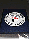 Custom Made ToughTop Logo Mat Social Security Administration of Carrollwood Florida 01