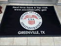Custom Made ToughTop Logo Mat Social Security Administration of Greenville Texas