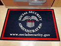 Custom Made ToughTop Logo Mat Social Security Administration of Lenexa Kansas