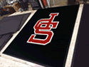 Custom Made ToughTop Logo Mat South Point High School of Belmont North Carolina