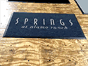 Custom Made ToughTop Logo Mat Springs At Alamo Ranch Apartments of San Antonio Texas