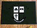 Custom Made ToughTop Logo Mat St Julianna Catholic School of West Palm Beach Florida