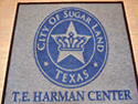 Custom Made ToughTop Logo Mat TE Harmon Center of Sugarland Texas