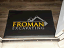 Custom Made ToughTop Logo Mat Terence Froman Inc of Pipersville Pennsylvania 02