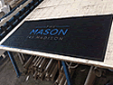 Custom Made ToughTop Logo Mat The Mason Residence of New York City