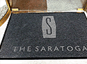 Custom Made ToughTop Logo Mat The Saratoga Apartments of Washington DC