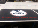 Custom Made ToughTop Logo Mat Toby Hanna Army Depot of Toby Hanna Pennsylvania