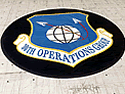 Custom Made ToughTop Logo Mat US Air Force 30th Operations Group of Vandenberg AFB California