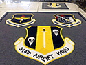 Custom Made ToughTop Logo Mat US Air Force 314th AirLift Wing of Little Rock Air Force Base Arkansas 01